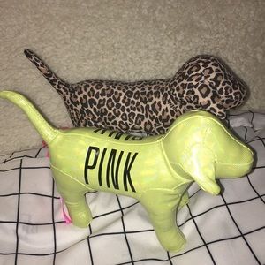Two Rare PINK Dogs
